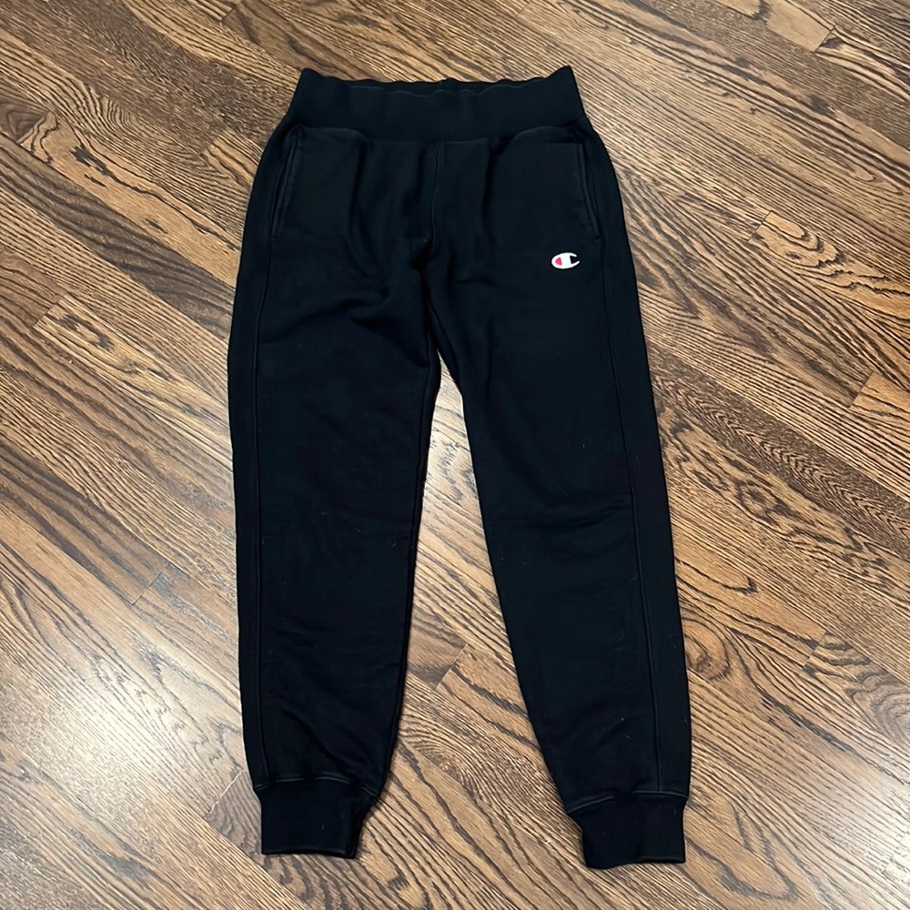 Champion Black High-waist Joggers. Size Small
Cotton blend